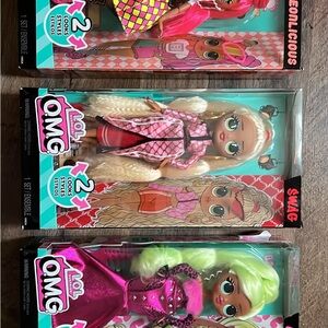 L.O.L. Surprise! O.M.G. Dolls - Neonlicious, Swag, Lady Diva lot